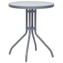 Sodo staliukas, 60 cm, pilkas