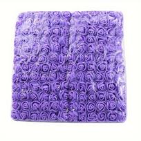 Mini dirbtinės rožės puokštėms,  Violetinė