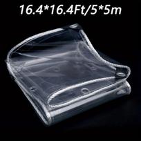 Skaidrus PVC sodo tentas, 16,4*16,4Ft/5*5m