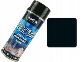 Universalus purškiamas lakas Bostik Super Color, blizgus juodas, 400 ml