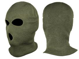 Balaclava su šaliku, Mil-Tec, Fine strick, Olive