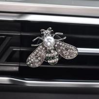 1 vnt. Lydinio Bičių Dizaino Automobilio Aromatas Difuzorius su Kvapų Tablete , pilka