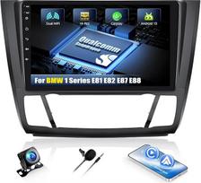 CAMECHO Android 15 Qualcomm Octa Core 3G + 32G automobilinis radijas BMW 1 serijos E81 E82 E87 E88 su Carplay Android automobilinė navigacija Dual WiFi 9 colių QLED ekranas su Navi Bluetooh5.1 FM/RDS + galinis vaizdas