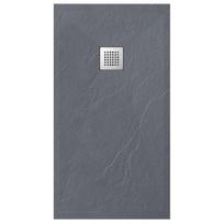 Kompozitinis dušo padėklas Balneo Stone Tray, akmens masės, 80x120x2,5 cm
