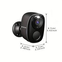 HEIYOUCAM 2K lauko belaidė saugos kamera juoda , BW4-TF64 Balck
