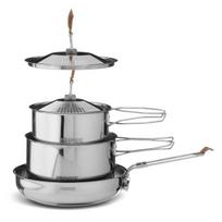 Puodų rinkinys Primus Campfire Cookset stainless steel small