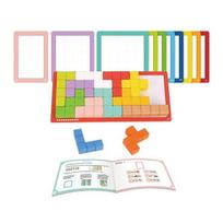 Edukacinės medinės kaladėlės vaikams Tooky Toy