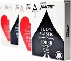 Fournier 2800 pokerio kortos, raudonos