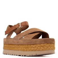 UGG Basutės moterims, Ruda, Aubrey ankle strap sandals