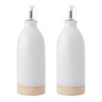 KitchenCraft Idilica Aliejaus ir Acto Buteliai 450ml - 2 vnt.