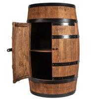 Statinės formos užrakinama spintelė gėrimams Creative Cooper, 3_DPW, 80x50 cm, wenge spalva