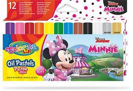 Aliejinės kreidelės Colorino Disney Junior Minnie, 12 spalvų
