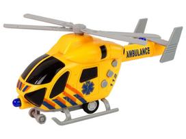 Žaislinis Pagalbos sraigtasparnis su garsais Lean Toys, geltonas
