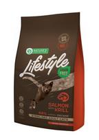 Nature's Protection Lifestyle suaugusių sterilizuotų kačių sausas begrūdis pašaras su lašiša ir kriliu, 1,5 kg