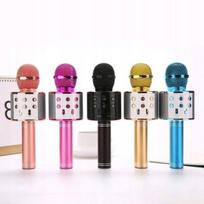 Belaidis karaoke mikrofonas su Bluetooth ir garsiakalbiu