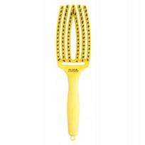 "Olivia Garden Fingerbrush Combo Medium Sweet Lemonade" plaukų šepetys