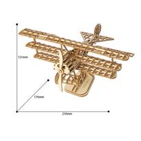 Robotime Airplane 3D dėlionė, 145 vnt