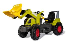 Traktorius su pedalais ir priekiniu kaušu rollyFarmtrac CLAAS ARION 640