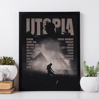 Plakatas, 11,8 * 16,5 colio / 30 * 42 cm be rėmelio