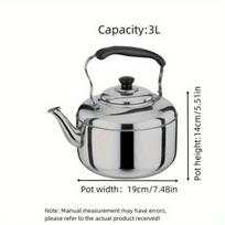 Universalus nerūdijančio plieno virdulys, 3L