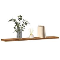 Knygų lentynos plokštės, 4vnt., medienos, 60x10x1,5cm, mediena