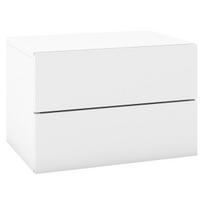 Costway Pakabinamas naktinis staliukas, 42 x 30 x 28 cm, baltas