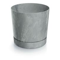 Gėlių vazonas Prosperplast Tubo P Beton Effect DPOP180E-422U, betono spalvos