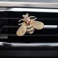 1 vnt. Lydinio Bičių Dizaino Automobilio Aromatas Difuzorius su Kvapų Tablete , Auksinis