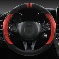 Vairo užvalkalas „Fit Suede, Track Red-Round (1855 Suede) Novatoriška automobilio apdaila