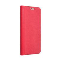 Dėklas telefonui Forcell LUNA Book Gold - XIAOMI Redmi NOTE 10 Pro, raudona