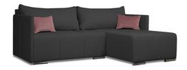 Kampinė sofa Deka-Sturis Tamsiai pilka