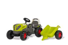 Vaikiškas traktorius su pedalais rollyKid CLAAS AXOS 240
