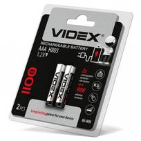 Įkraunama baterija Videx Ni-MH AAA (HR03) 1100mAh, 1,2V (2 vnt.)