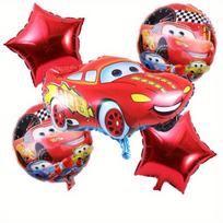 Folinis balionų rinkinys McQueen,  McQueen automobilio raudonas kostiumas 1
