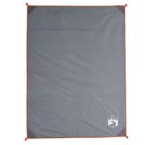 Iškylų paklotas su kuoliukais, pilkas/oranžinis, 205x155cm, pilka