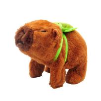 Minkštas-intearkyvus žaislas kapibara su kuprine, 16 cm