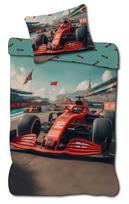 Jaunimo patalynė 140x200 medvilnės Formula 1 Bolide automobilis