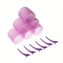 12 dalių saviilgių plaukų suktukai, Violetinė