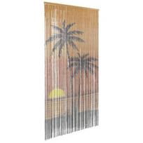 Vabzdžių durų užuolaidos, palmės spaudinys, 100x200cm, bambukas CFE2507870