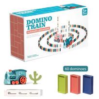 Interaktyvus traukinys su domino Train