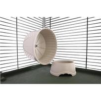 Cage for small animals - KERBL - FLAT NATURE - 80 x 45 x 53 cm - 3 levels