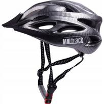 Dviratininko šalmas MalTrack, 57-62cm, juodas
