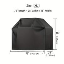300D PU Keptuvės Dangtis: Atsparus Vandeniui ir UV , XL