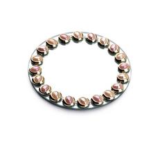 Dekoratyvinis padėklas Elia Pink 15xh1cm