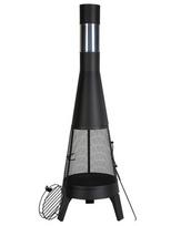 Terasos židinys Vevor, φ508x1495 mm