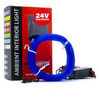 LED šviesos juostelė automobilio dekoravimui EinParts24V, 5m, mėlyna