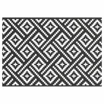 Lauko kilimas, baltos ir juodos spalvos, 160x230cm, pp
