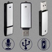 Diktofonas Diktofonai, Paslėptas Mini skaitmeninis diktofonas 8GB Diktofonas Sidabrinis Diktofonas