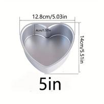 Širdies formos kepimo forma, 12,7 cm