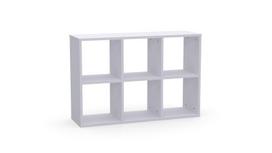Modulinės atviros lentynos 2x3 WHITE
